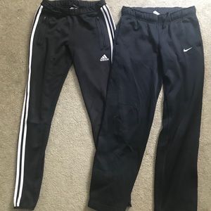 Bundle Nike and adidas sweatpants